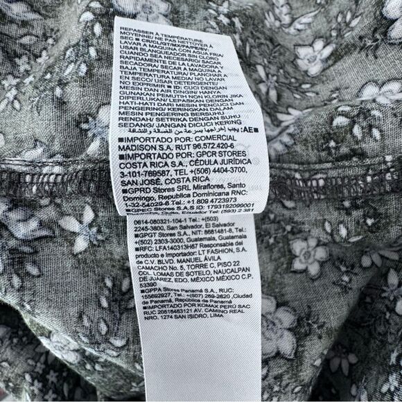 Old Navy Boho Spirit Dress Floral Green Pockets Shabby Chic SZ XL - Picture 14 of 15